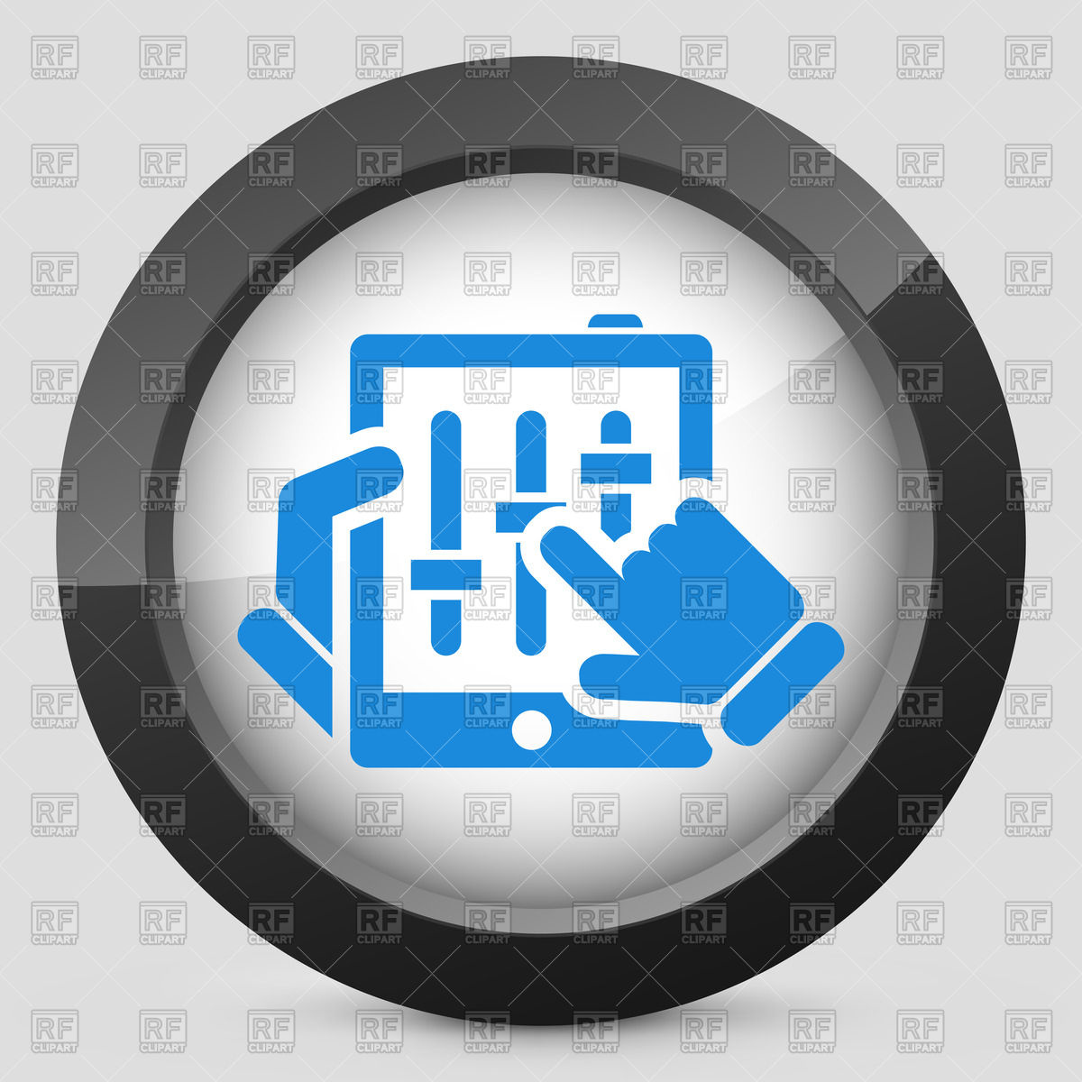 1200x1200 Touchscreen Audio Recorder Mixer Icon Vector Image Of Icons