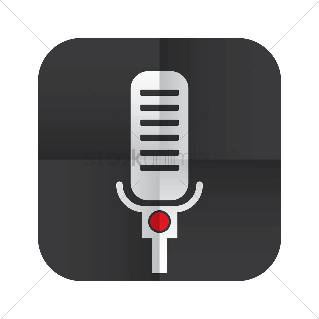 1300x1300 Voice Record Icon Vector Image