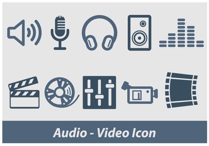 700x490 Audio And Video Vector Icon