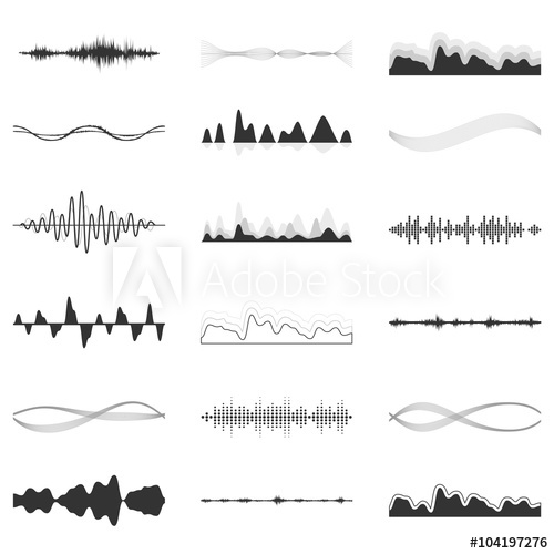 500x500 The Equalizer, Equalizer Set, Icon Set, Vector Set Of Waves