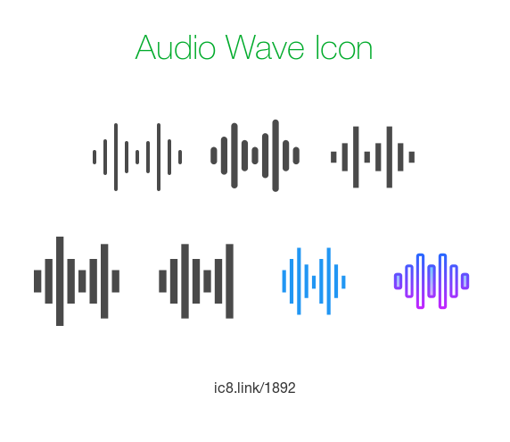 572x495 Audio Wave Icon