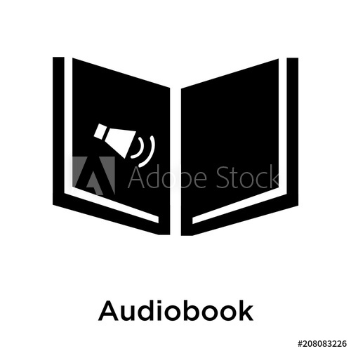 500x500 Audiobook Icon Vector Sign And Symbol Isolated On White Background