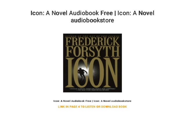 638x479 Icon A Novel Audiobook Free Icon A Novel Audiobookstore