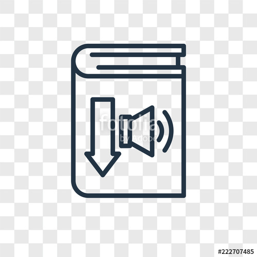 500x500 Audiobook Icons Isolated On Transparent Background Modern