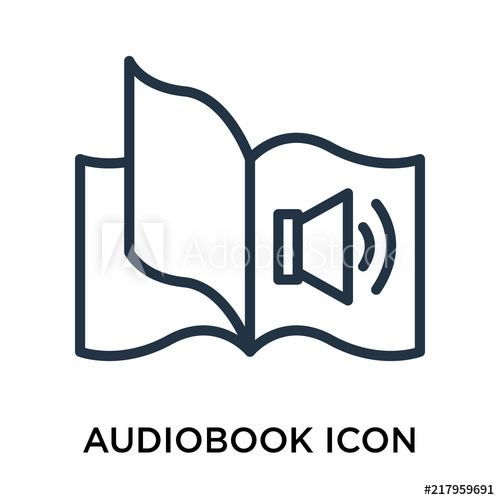 500x500 Audiobook Icons Isolated On White Background Modern And Editable