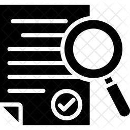 256x256 Audit Icon Of Glyph Style
