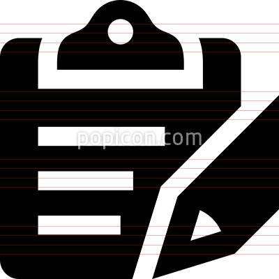 400x400 Clipboard Survey Audit Appraisal Vector Icon
