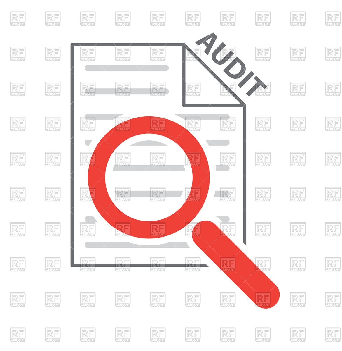 1172x1200 Magnifying Glass On Checklist, Process Audit Icon Vector Image