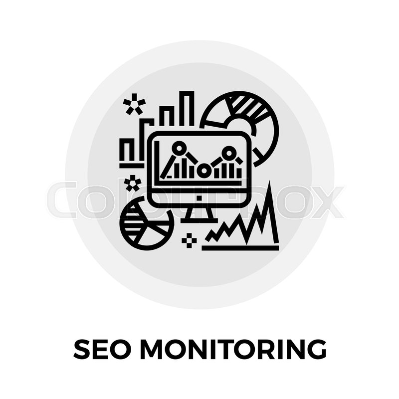 800x800 Seo Audit Icon Vector Flat Icon Stock Vector Colourbox