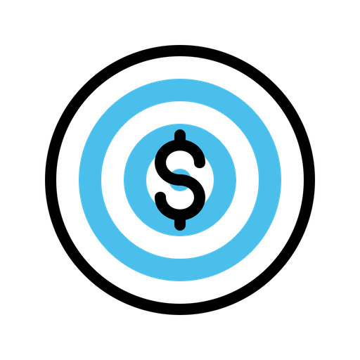 512x512 Business, Goal, Target, American, Dollar, Vision, Mission