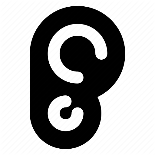 512x512 Audio, Auditory, Ear, Human Organ, Inner Ear, Listening Icon