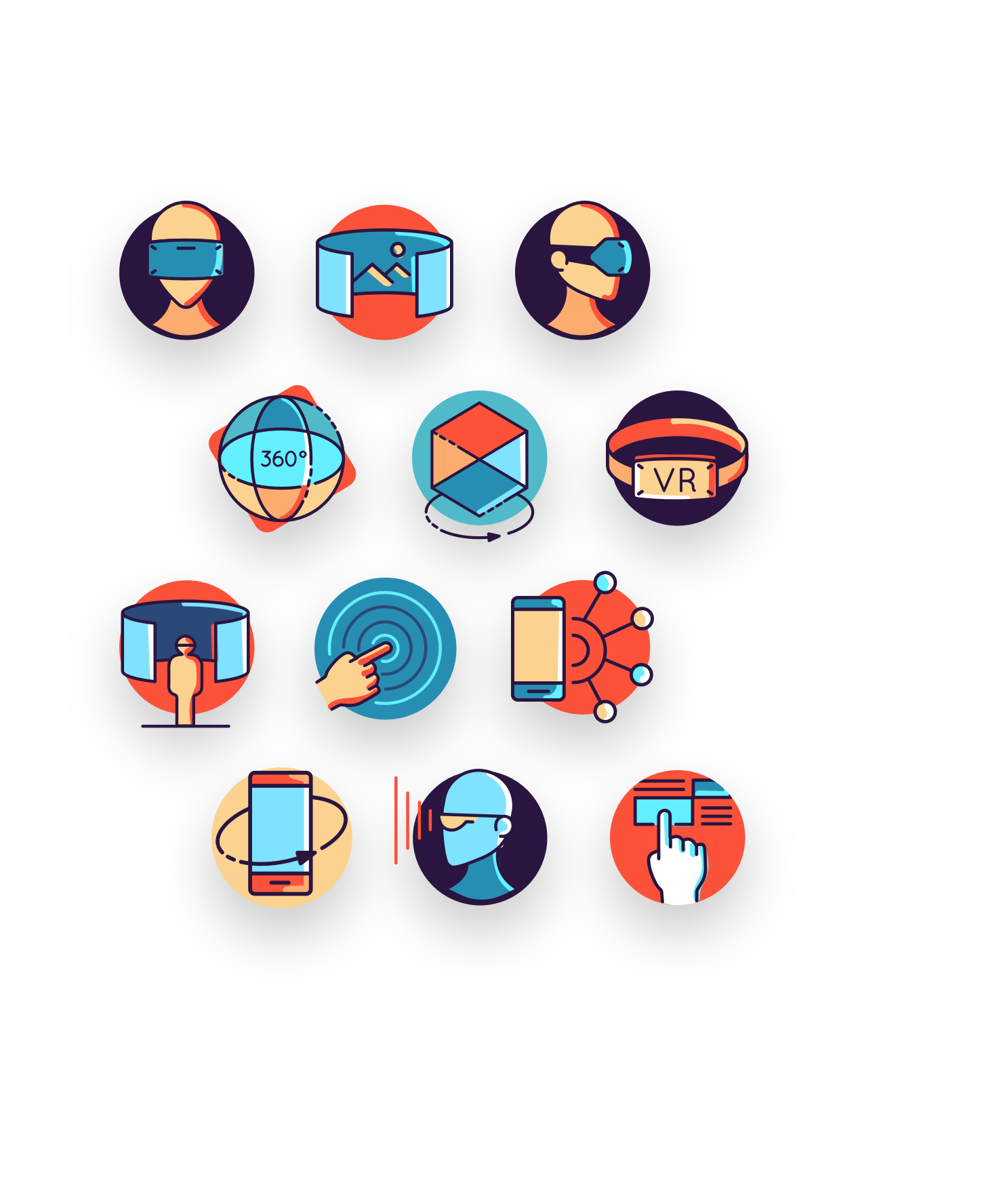 Virtual Reality Icon Pack Icones Inside Design, Augmented 1480x1776 Virtual Reality Icon Pack Icones Inside Design, Augmented