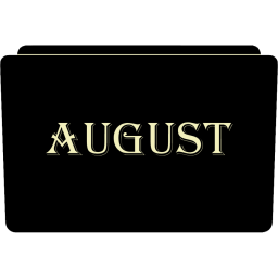 256x256 August Icon Months Folder Iconset Aaron Sinuhe