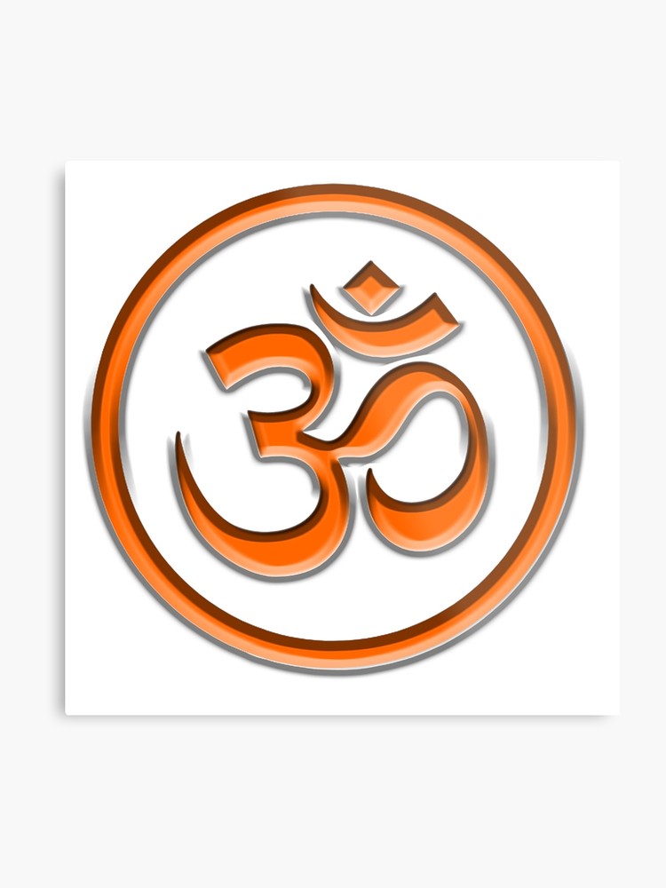 750x1000 Om Or Aum Symbol, A Spiritual Icon In Hindu Religion Metal Print