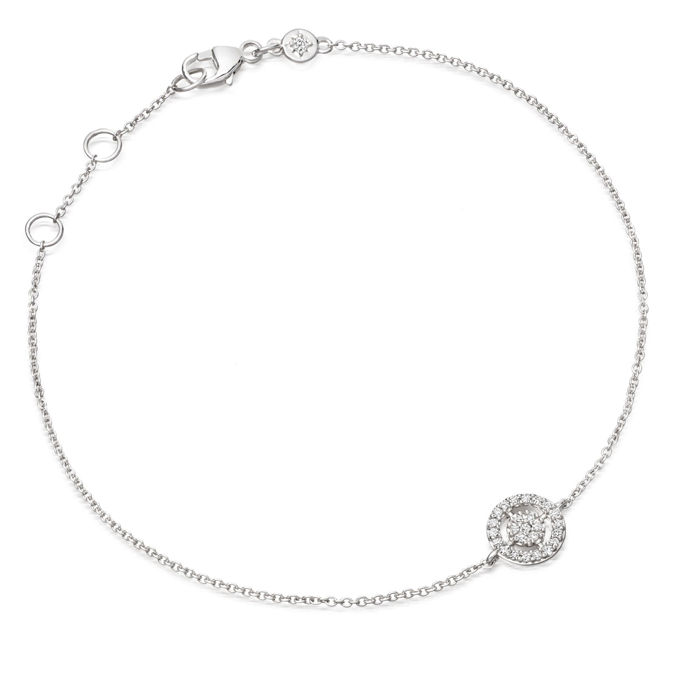 1348x1348 Mini Icon Aura Diamond Bracelet White Gold Astley Clarke