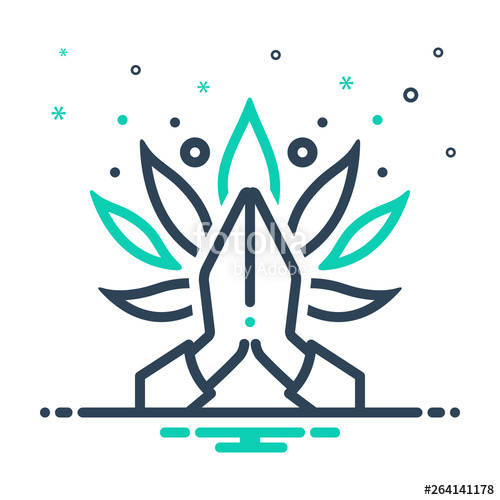 500x500 Mix Line Icon For Aura Stock Image And Royalty Free Vector