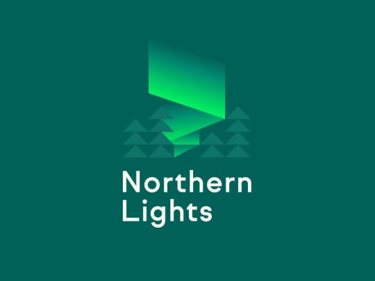 540x405 Northern Lights Id Lighting Logo, Aurora Design, Light Icon