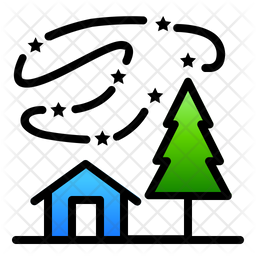 256x256 Aurora Icon Of Colored Outline Style