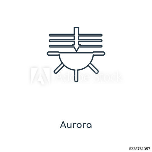 500x500 Aurora Icon Vector