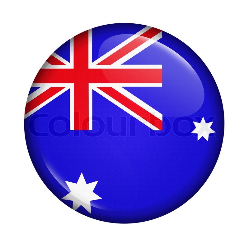 Icon With Flag Of Australia Isolated On Stock Image Colourbox 800x799 Icon With Flag Of Australia Isolated On Stock Image Colourbox