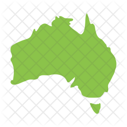 256x256 Australia Icon Of Flat Style