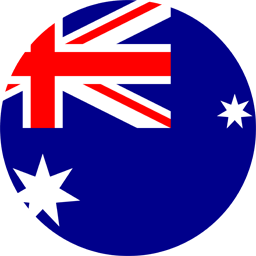 256x256 Australia Flag Round Icon