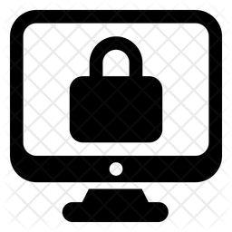 256x256 Authentication Icon Of Glyph Style