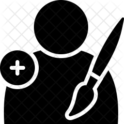 256x256 New Author Icon Of Glyph Style