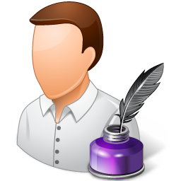 256x256 Writer Male Light Icon Download Vista People Icons Iconspedia