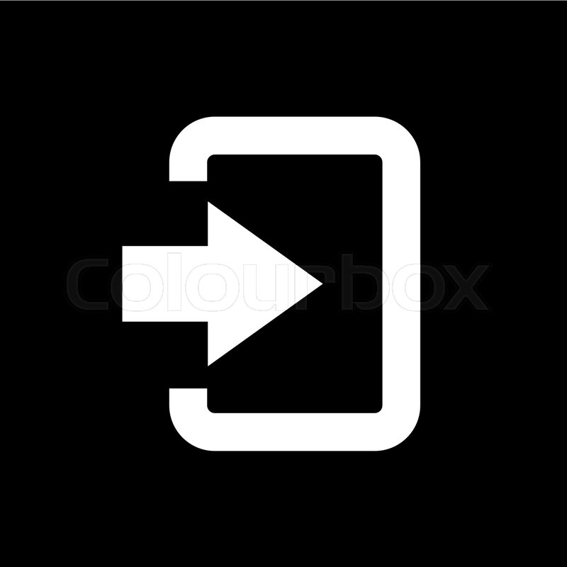 800x800 The Logn Entry And Input, Stock Vector Colourbox