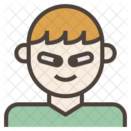 256x256 Autism Avatar Icon Of Colored Outline Style