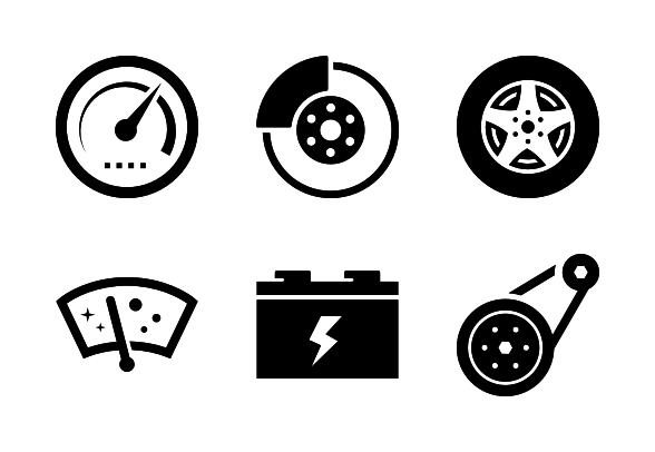 588x406 Auto Parts Icons Icons