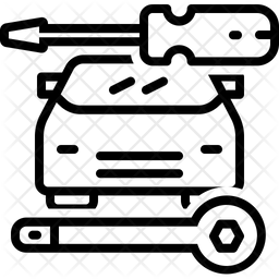 256x256 Auto Repair Icon Of Line Style