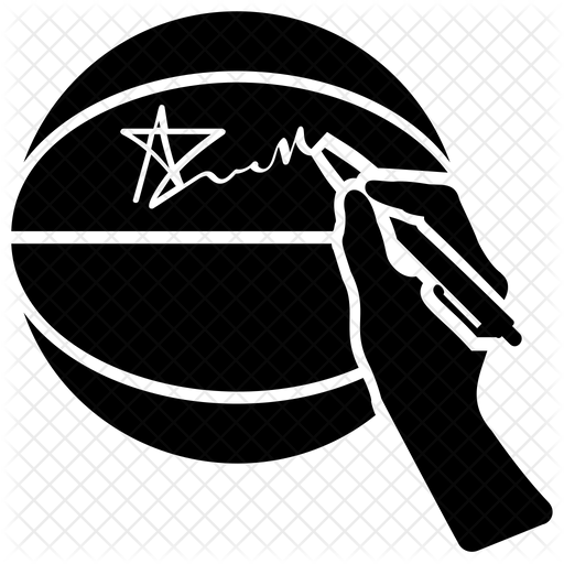 512x512 Autograph Icon Of Glyph Style
