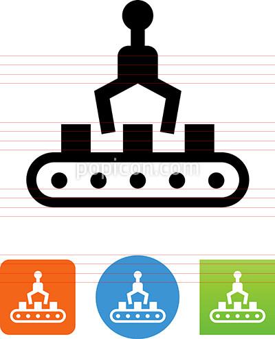 400x494 Factory Automation Assembly Line Icon