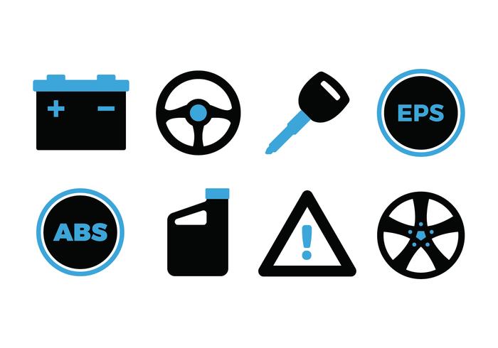 700x490 Automotive Icons Free Vector Art