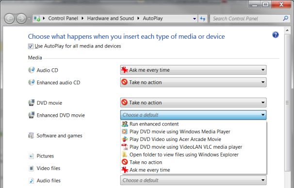 606x388 Fine Tune Windows Autoplay, Restore System Tray Icons Pcworld