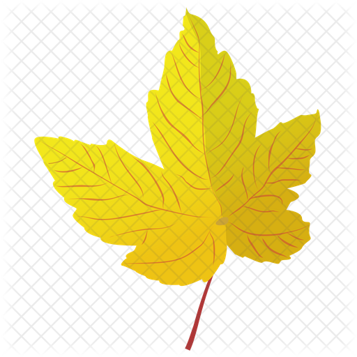 512x512 Autumn Leaf Icon Of Flat Style