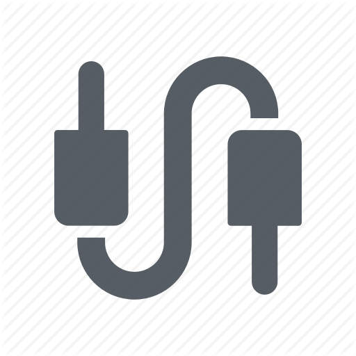 512x512 Aux, Cable, Connection, Network, Plug, Wire Icon