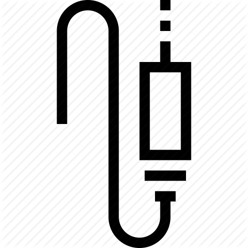 512x512 Audio, Aux, Cable, Cord, Device, Jack, Music, Player, Plug Icon