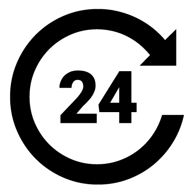 400x400 Round Hours Icon