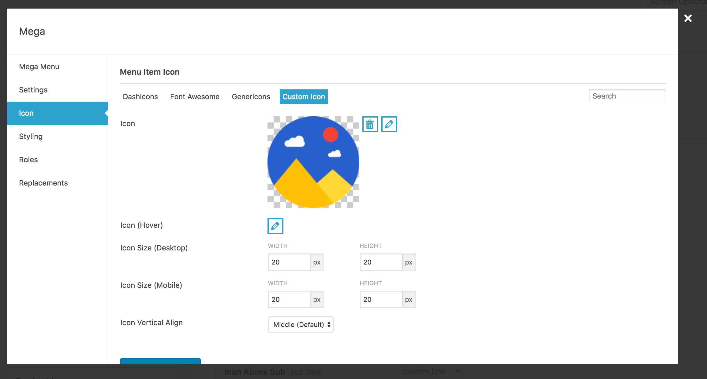 2310x1238 How To Add Custom Icons To Menu Items Max Mega Menu