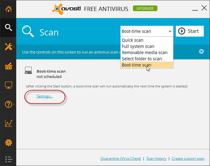 712x562 Perform A Boot Time Scan With Avast