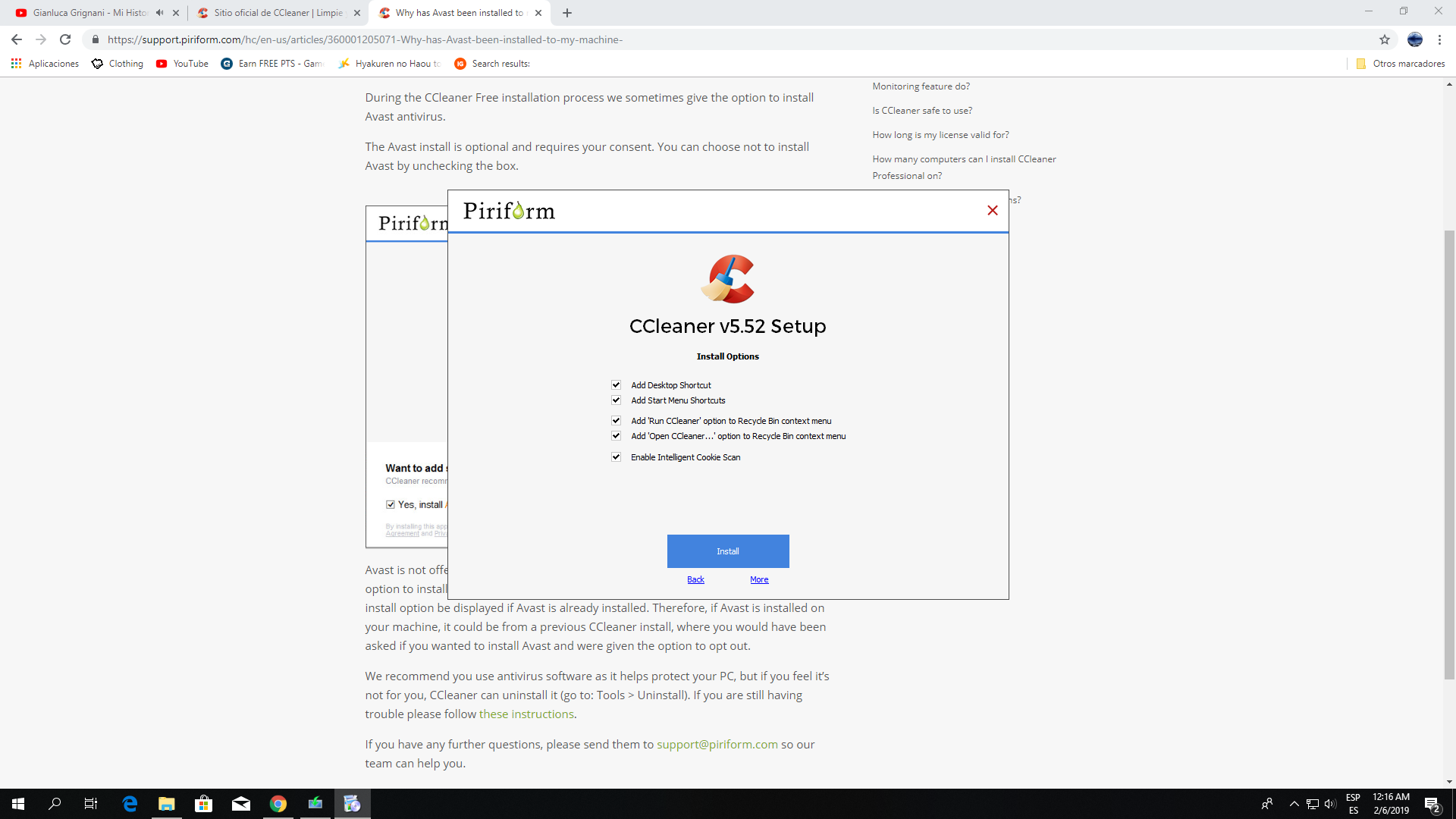 1920x1080 Avast Hidden Install