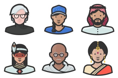390x260 Avatar Icons