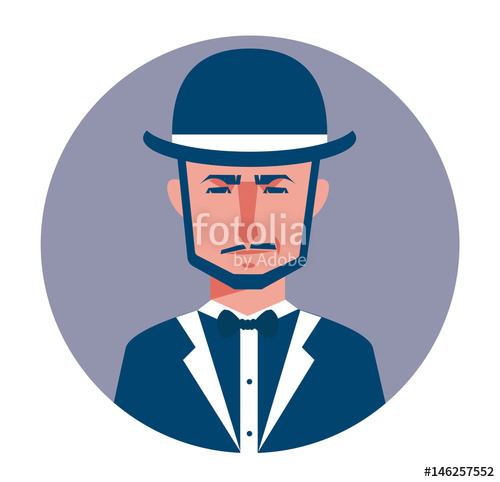 500x482 Male Avatar Icon In Flat Style Male User Icon Cartoon Man Avatar