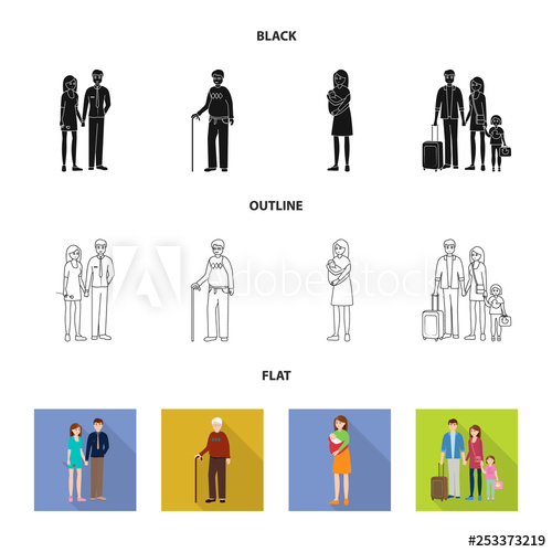 500x500 Vector Design Of Character And Avatar Icon Set Of Character