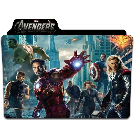 512x512 Captain Marvel Movie Folder Icon