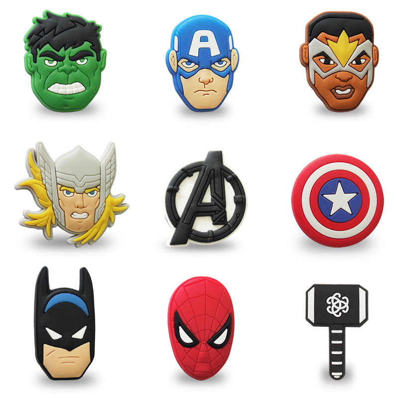 800x800 Marvel Avengers Hulk Superman Pvc Cartoon Icon Brooch