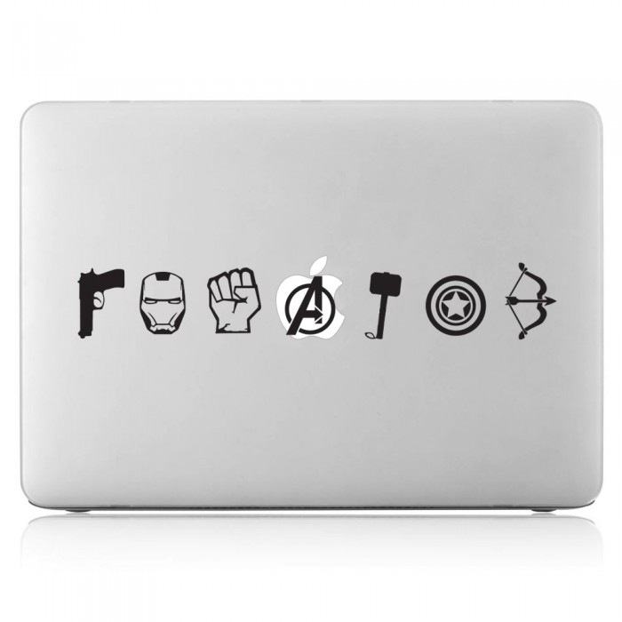 700x700 The Avengers Icon Laptop Macbook Vinyl Decal Sticker